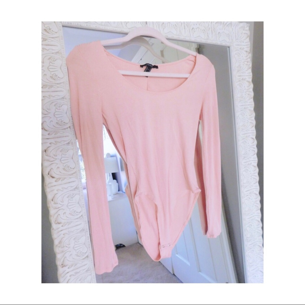 FOREVER 21 Pink Bodysuit